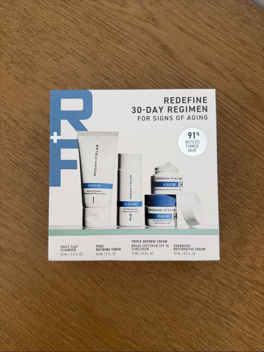Rodan + Fields Redefine 30-Day Regimen - White & Blue